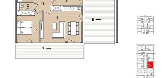 Helle 2-Zimmerwohnung Nähe Joanneum (inkl. Tiefgaragenplatz)