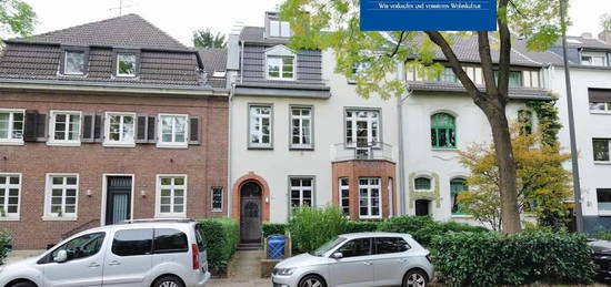 Krefeld - Bismarckviertel: 3 Zimmer Hochparterre Wohnung mit eigenem Garten