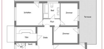 5-Zimmer Wohnung mit Garten, Feldrandlage, Herrliche Aussicht, Ga