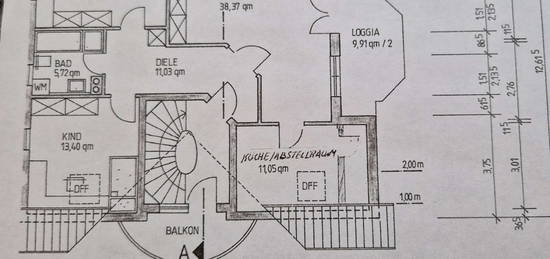 Stilvolle, gepflegte 3-Raum-Dachgeschosswohnung mit gehobener Innenausstattung mit EBK in Lorsch