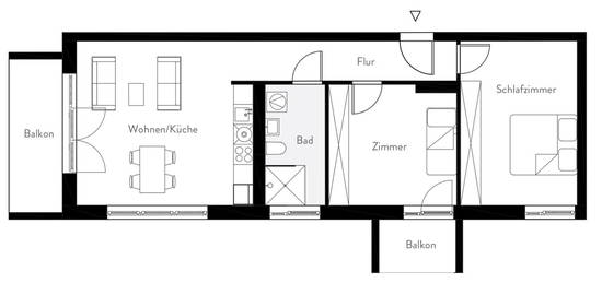 3-Zimmer-Wohnung in Oranienburg