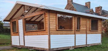 Chalet en bois 4 saisons - remontage en kit