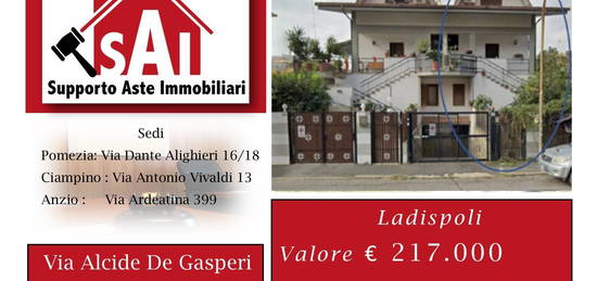 Villa all'asta via Alcide De Gasperi 19, Ladispoli