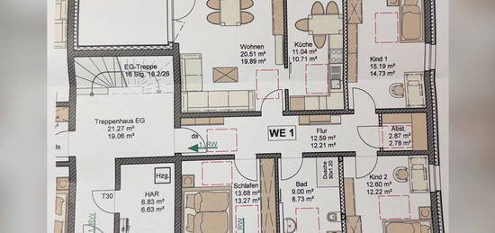 4-Raum-Wohnung ERSTBEZUG