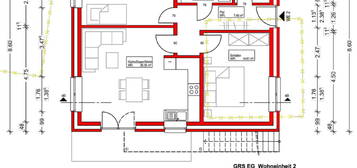 3 Zimmer Mietwohnung Erstbezug Erdgeschoss mit Gartenanteil