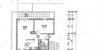 Attraktive 2-Zimmer-Dachgeschosswohnung mit Penthousecharakter in Heidelberg mt EBK in Heidelberg