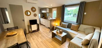 Mobil-Home climatisé de 36m² 2 Chambres / jardin 200m²