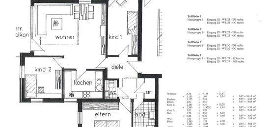 Helle 4-Zimmer-Wohnung mit Balkon in Joachimsthal