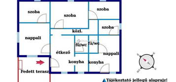 Gárdony eladó családi ház 2+1 fél szobás: 53,99 millió Ft