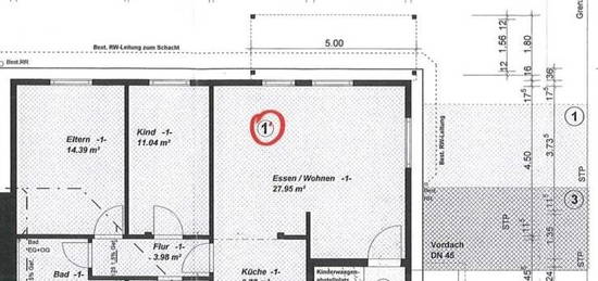 3-Zimmerwohnung zum mieten - ab 15.11.2024