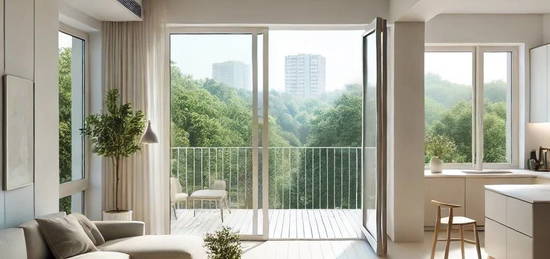 Appartement Neuf 3 Pièces avec Vue Dégagée sur la Verdure -