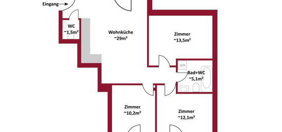 Neubau/Erstbezug I Außenflächen: Terrassen, Balkone &amp; Dachterrassen I Schlüsselfertig I Luftwärmepumpe inkl. Kühlung I