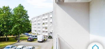 2-Zimmer-Wohnung in Stadtnähe mit Balkon im EG!