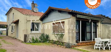 MAISON 2 CHAMBRES, CAVE, GARAGE, ATELIER ET JARDIN