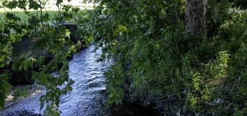 Moradia para restauro junto ao Rio: Natureza e História em Harmonia.