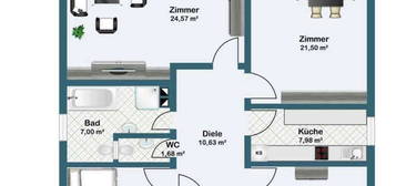 4 Zimmer Wohnung - ruhige Lage Bürstadt (zentral)