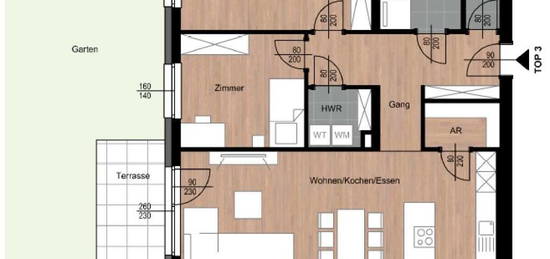 Attraktive Neubauwohnung in zentraler Lage, Erstbezug