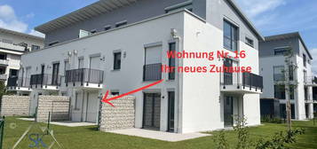 Neubau - Nachhaltig - S-Bahnnah: 2-Zi.-Wohnung mit Garten + Süd-Terrasse in Germering