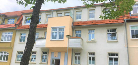 Schöne 3-Raum-Wohnung Hochparterre mit Balkon im Villenviertel von Bautzen zu vermieten.