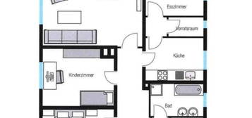 Helle 4-Zimmer-Wohnung mit EBK in Esslingen