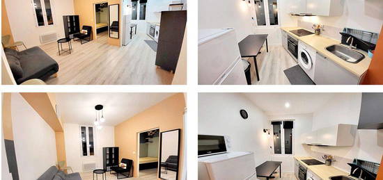 Elégant appartement meublé et équipé, 2 pièces de 28 m2, lumineux et calme