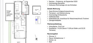 Neuwertige 2,5-Raum-Wohnung mit Balkon und Einbauküche in München