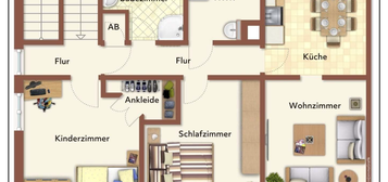 Gemütliche 3 Zimmer im DG - familienfreundlich