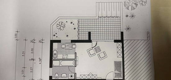 1 ZKB Terrasse in LU-Maudach zu vermieten