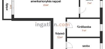 Tapolca, Tapolcai kistérség, ingatlan, eladó, lakás, 55 m2