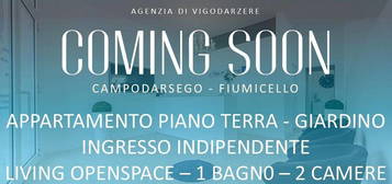 Appartamento piano terra, ingresso indipendente