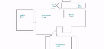 1,5 Zimmer Wohnung zur Vermietung