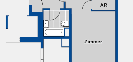 Schöne 2-Zimmer Wohnung in Bergedorf