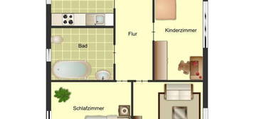 Demnächst frei! 3-Zimmer-Wohnung in Köln Wahn