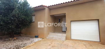 Villa plain pied, jardin et garage Baixas