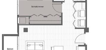 Attraktive 2-Raum-Wohnung mit EBK und Balkon in Bocholt