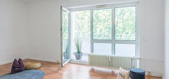 Direkt im Zentrum gelegene 2-Raum-Wohnung mit Balkon