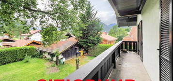 Oberau bei Garmisch - Sanierte 3-Zimmer-Wohnung mit Balkon und Gemeinschaftsgarten - BT: 13.10.2024