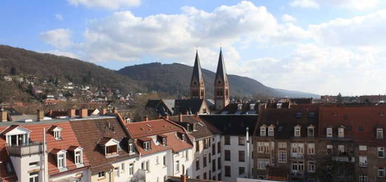 Stilvolle 4-Zimmer-Penthouse-Wohnung mit Dachterrasse über den Dächern Heidelbergs.