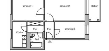 3-Zimmer-Wohnung in Mitte