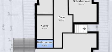 2,5 Zimmer Dachgeschoss Whg. mit Dachterrasse im Dobbenviertel