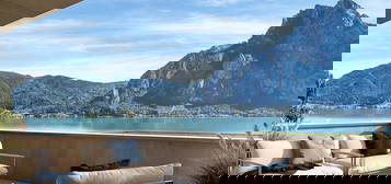 Dolce Vita am Traunsee! Garten-Maisonette mit privatem Badeplatz