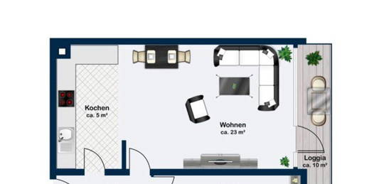 2 Zimmerwohnung in Waldkirch