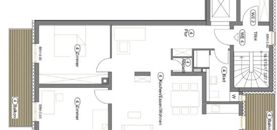 Exklusive 3-Zimmer-Wohnung im 2. Obergeschoss in Frankfurt-Sachsenhausen