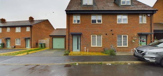 Semi-detached house to rent in Broad Lane, Weston Turville, Aylesbury, Buckinghamshire HP22