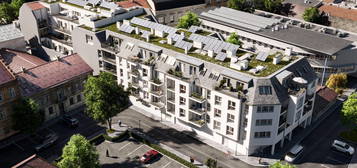 ZUM JUNGBRUNNEN! Großzügige 2 Zimmer-Wohnung mit viel Stauraum! Blick auf den schönen Hauptplatz! Beste Infrastruktur + Hochwertige Materialien + Garagenplatz optional!