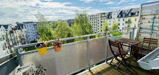 ab Dezember frei - sonniger Balkon + 3-Raumwohnung + Dachgeschoss + Chemnitz Kaßberg mieten