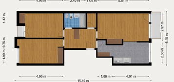 Arrendamento de Apartamento T2  em São João