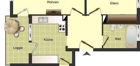 3-Zimmer-Wohnung in Höxter