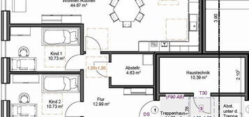 Neuwertige 4 Zimmer 115 qm Wohnung in Ibbenbüren zu vermieten