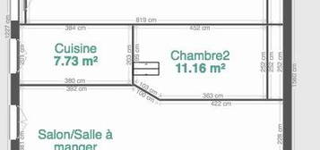 Appartement  à vendre, 3 pièces, 2 chambres, 78 m²